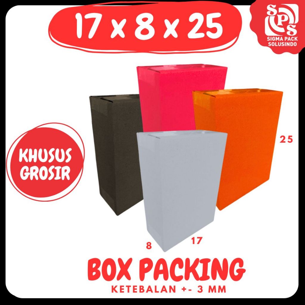 

Kardus 17x8x25 Box A1 Packing Karton Dus Kotak Kemasan kosmetik Jamu Obat Madu Zigma Shop