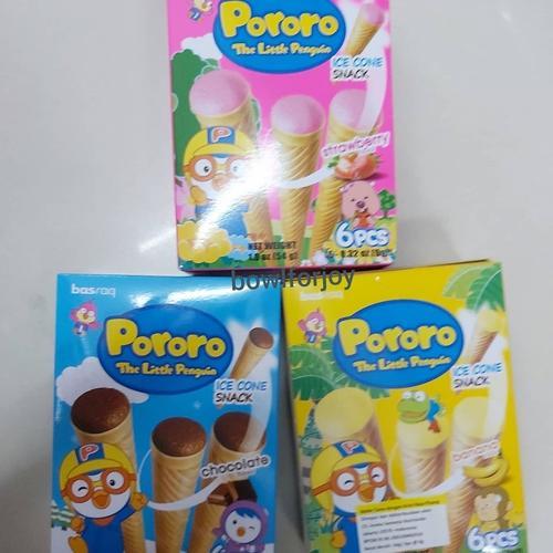 

Pororo Ice Cone Snack Cokelat Box 54 g LMR