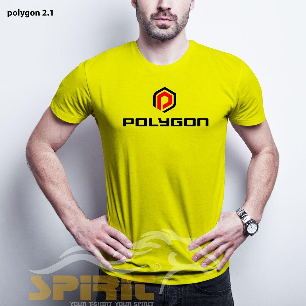 kaos sepeda polygon xtrada gunung lipat montain pria wanita lengan pendek