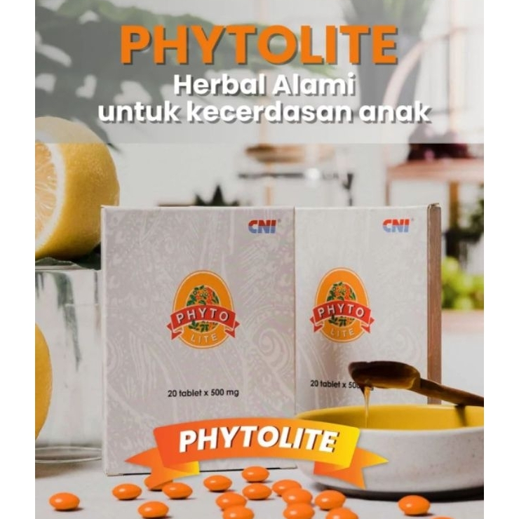 CNI PHYTOLITE EKONOMIS 20 TAB - VITAMIN UNTUK KECERDASAN OTAK - CNI ORIGINAL