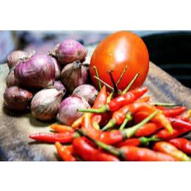 

Paket Sambal Ulek Cabe Rawit+Bawang Merah+ Tomat 500g