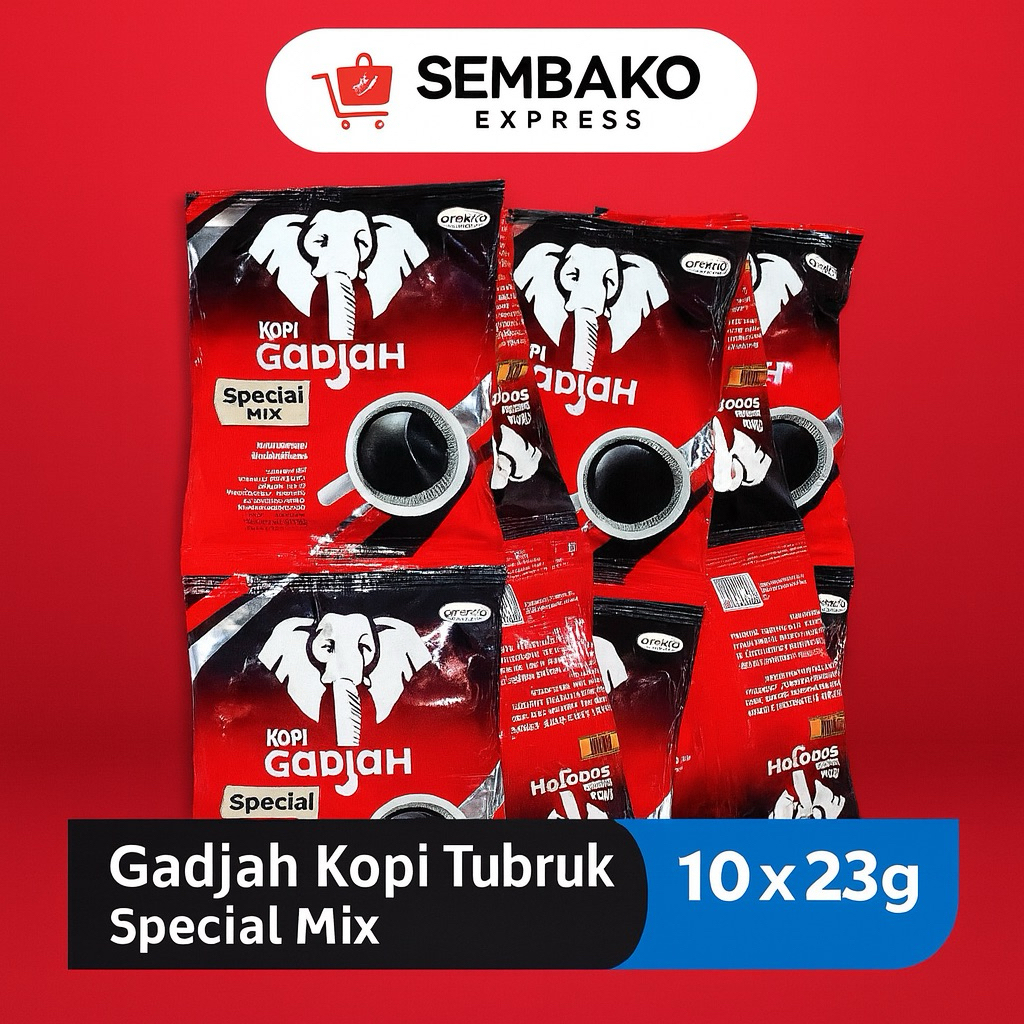 

Gadjah Kopi Tubruk Special Mix Renceng 10 x 23g