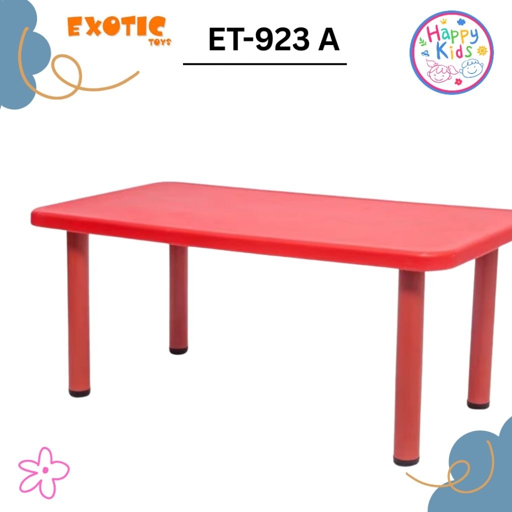 Exktic Et-923A Meja Bentuk persegi panjang | Maks BB hingga 100 Kg