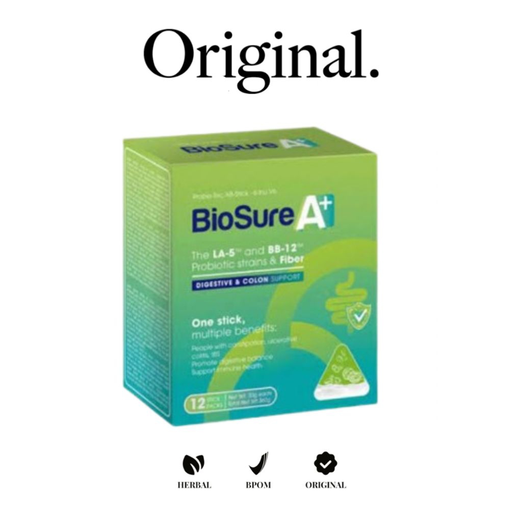 

BioSure A+ Susu Herbal Probiotik Terbaik untuk Kesehatan Usus Besar dan Ganguan Pencernaan