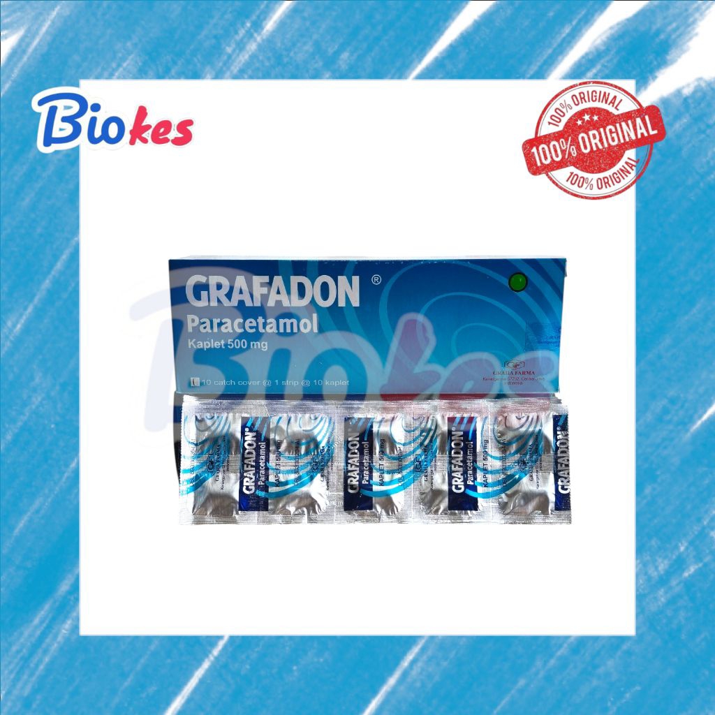GRAFADON TABLET PERBOX obat panas dan pereda nyeri
