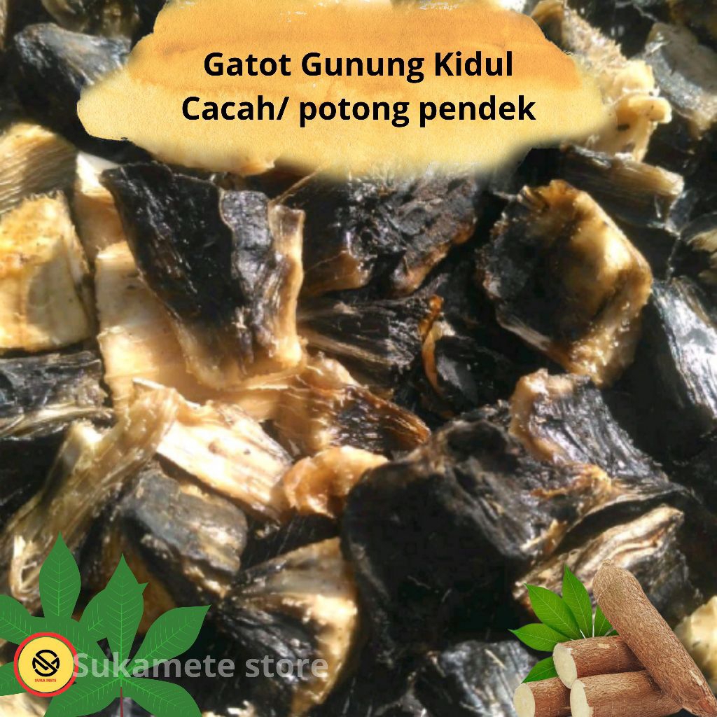 

200GR Gatot/Gatot instan/gatot singkong Asli Gunung kidul/ Makanan tradisional enak kenyil2