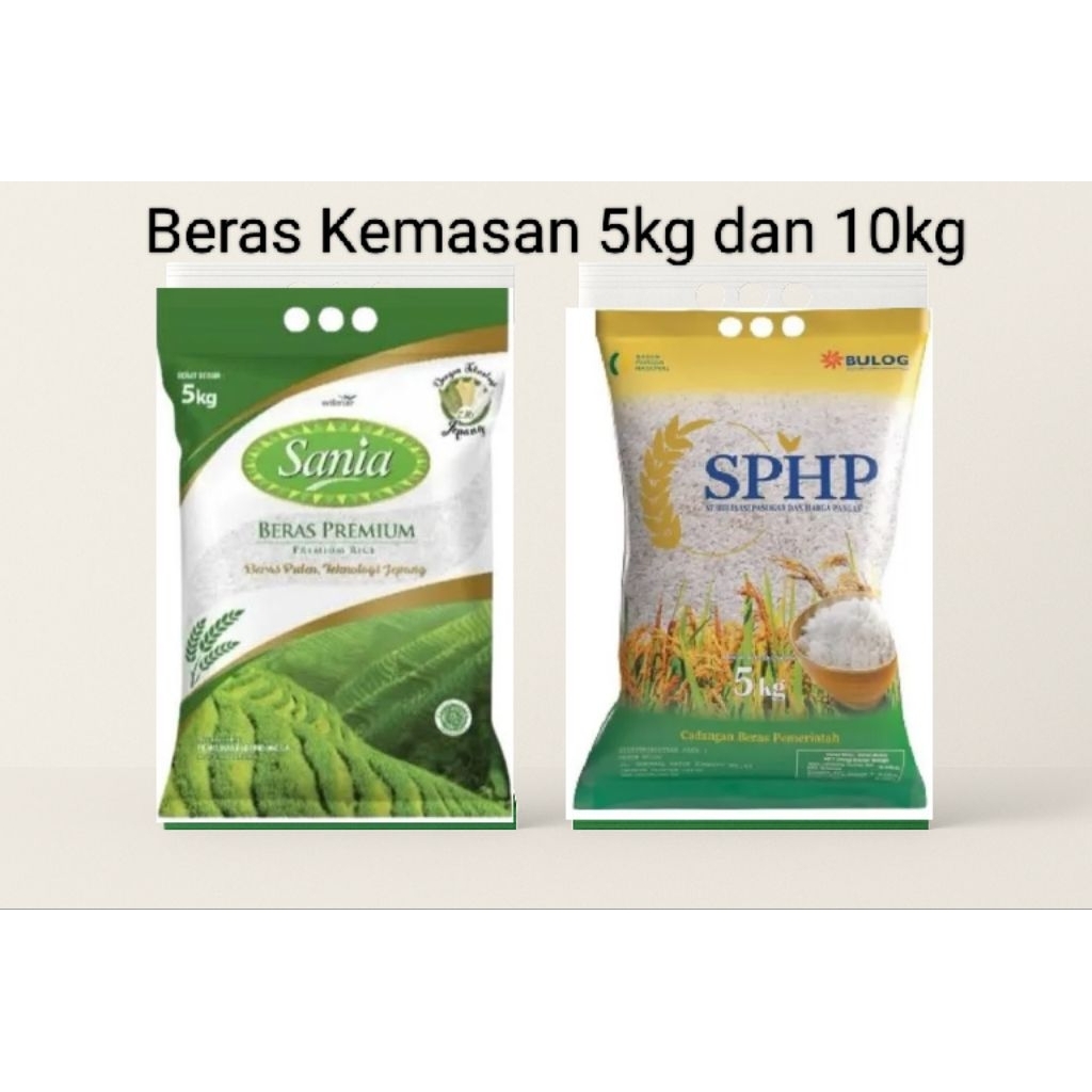 

Beras Kemasan 5kg dan 10kg