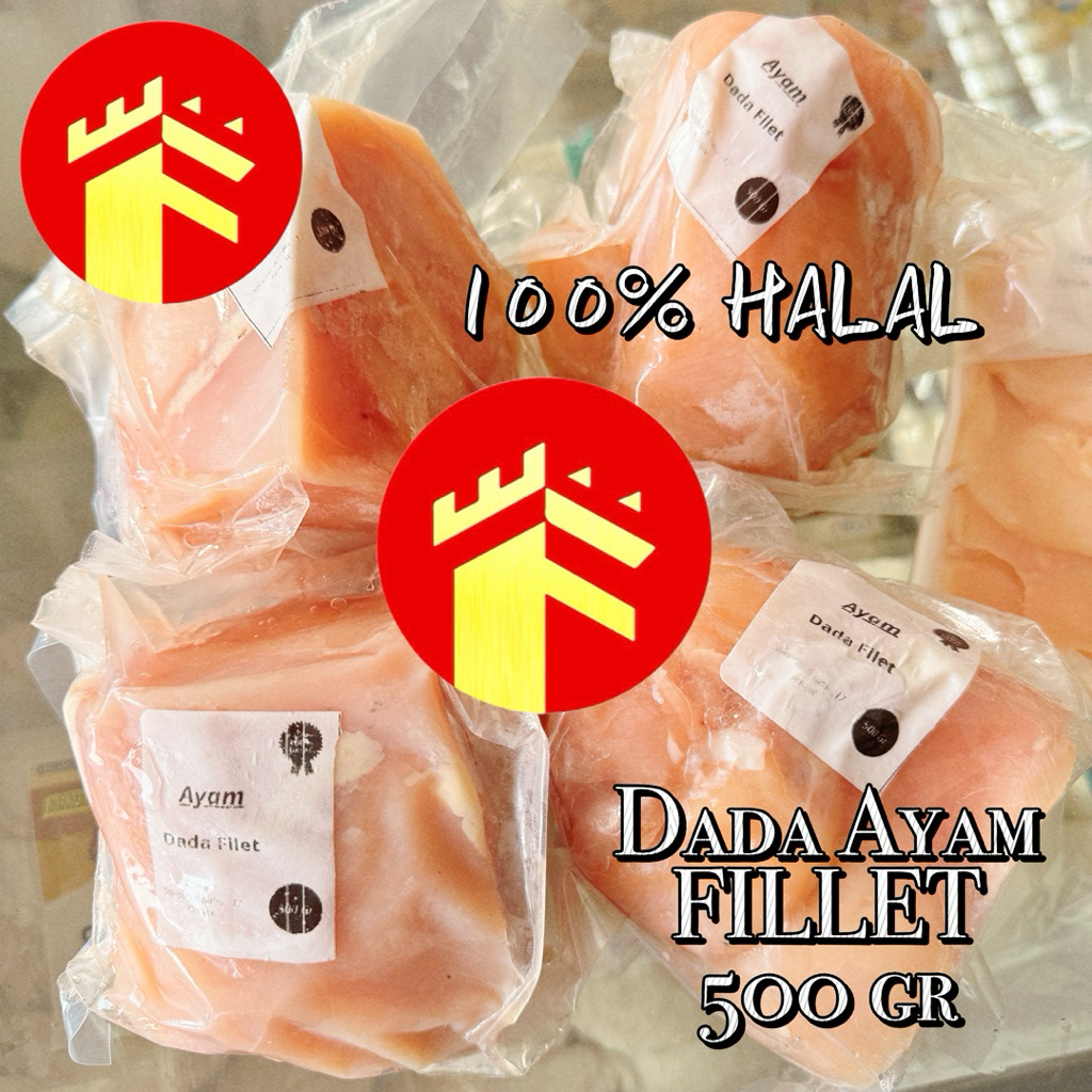 

DADA AYAM FILLET 500 GR DAGING DADA AYAM SLICE 500 GR FILLET AYAM TANPA KULIT BONELESS 500 GR DADA AYAM FILLET SLICE 500 GR