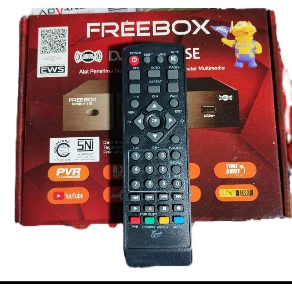 REMOTE STB FREEBOX H-1SE TANPA SETTING