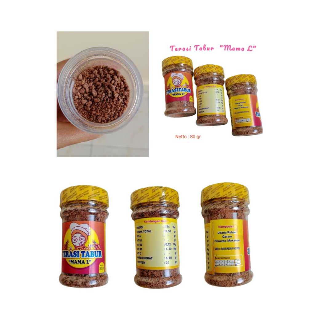 

Terasi Tabur Kering Asli Puger 80 gr