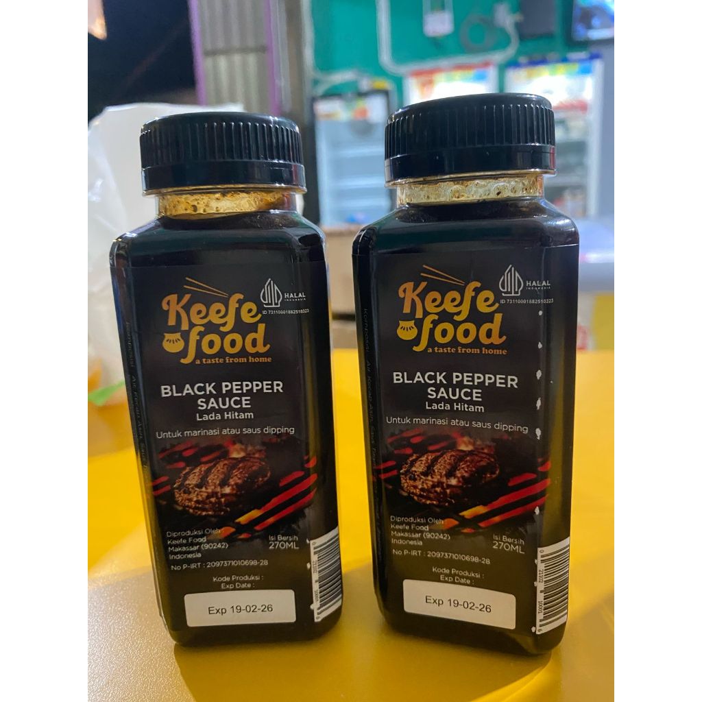 

Keefe food black pepper sauce 270ml