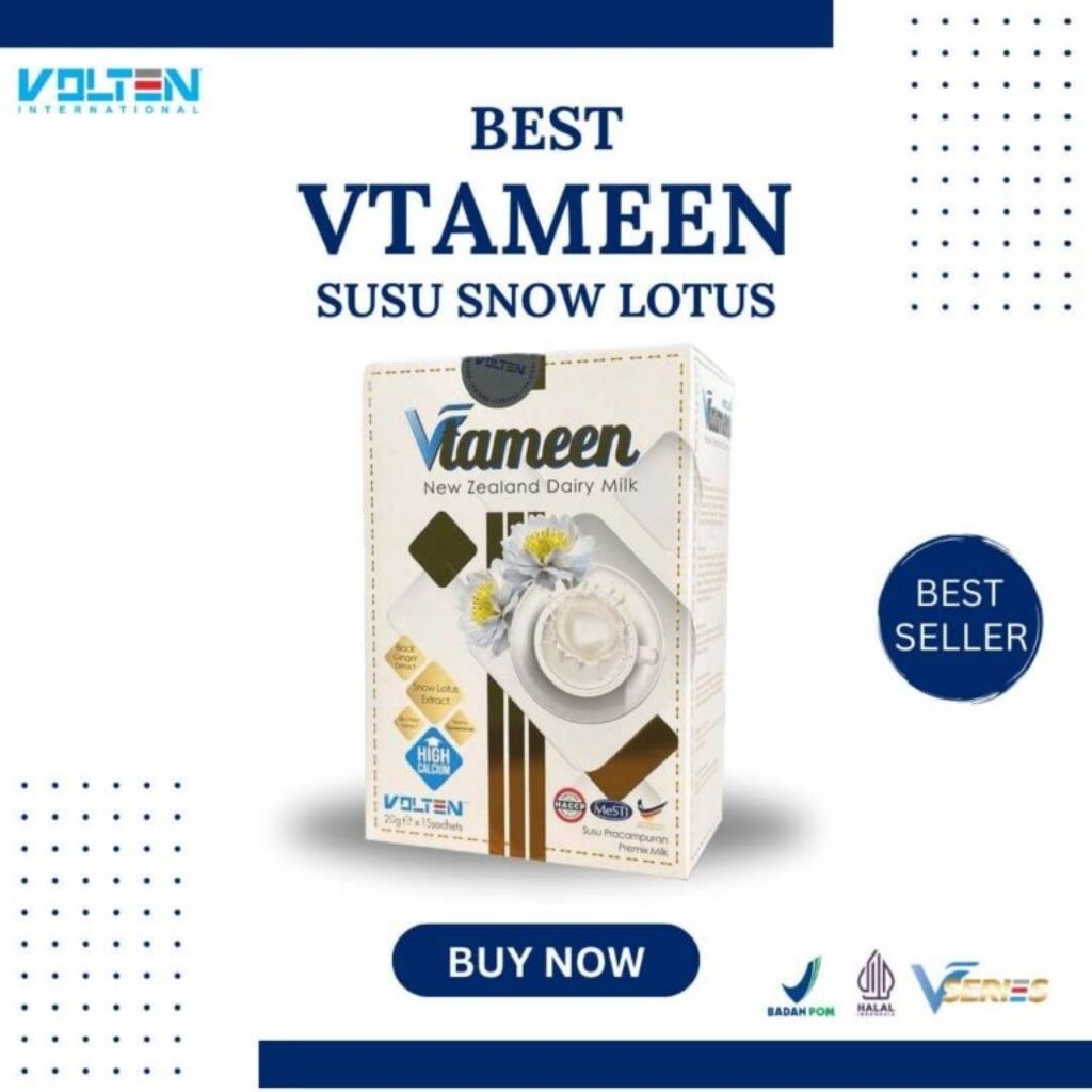 

Vtameen Susu Snow Lotus 1 Kotak (15 Sachet)