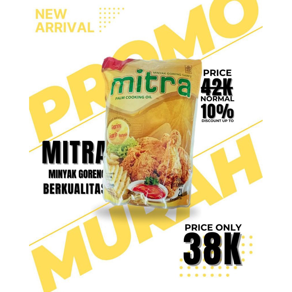 

Minyak Goreng Mitra 2L Promo murah