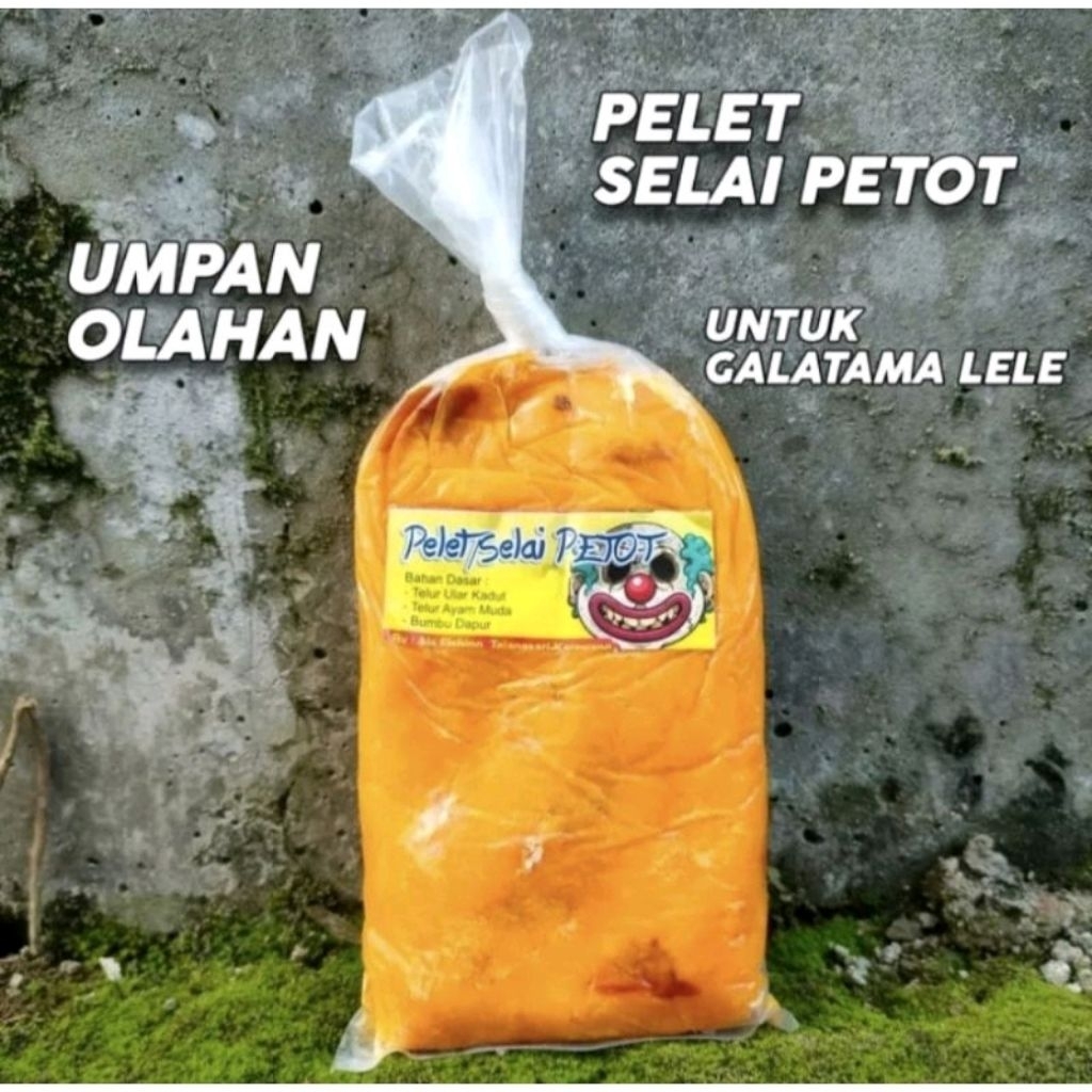 UMPAN PELET SELAI PETOT BADUT SPESIAL GALATAMA IKAN LELE  PALING GACOR..