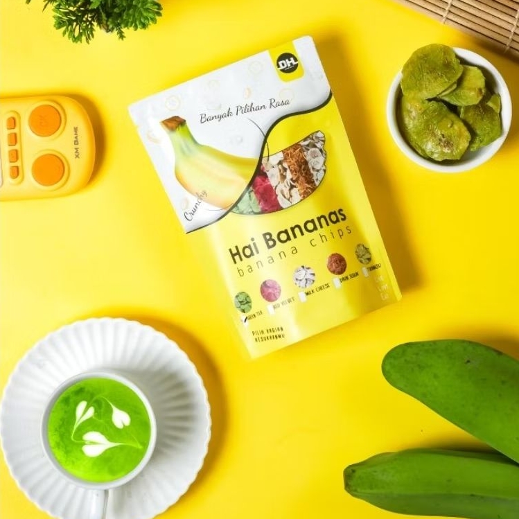 

Keripik Pisang Green tea