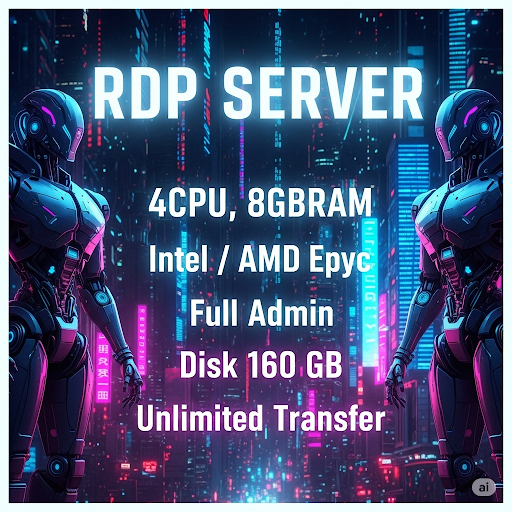 RDP VPS Premium – Shopee Murah, 8GB & 32GB RAM, Garansi Aman