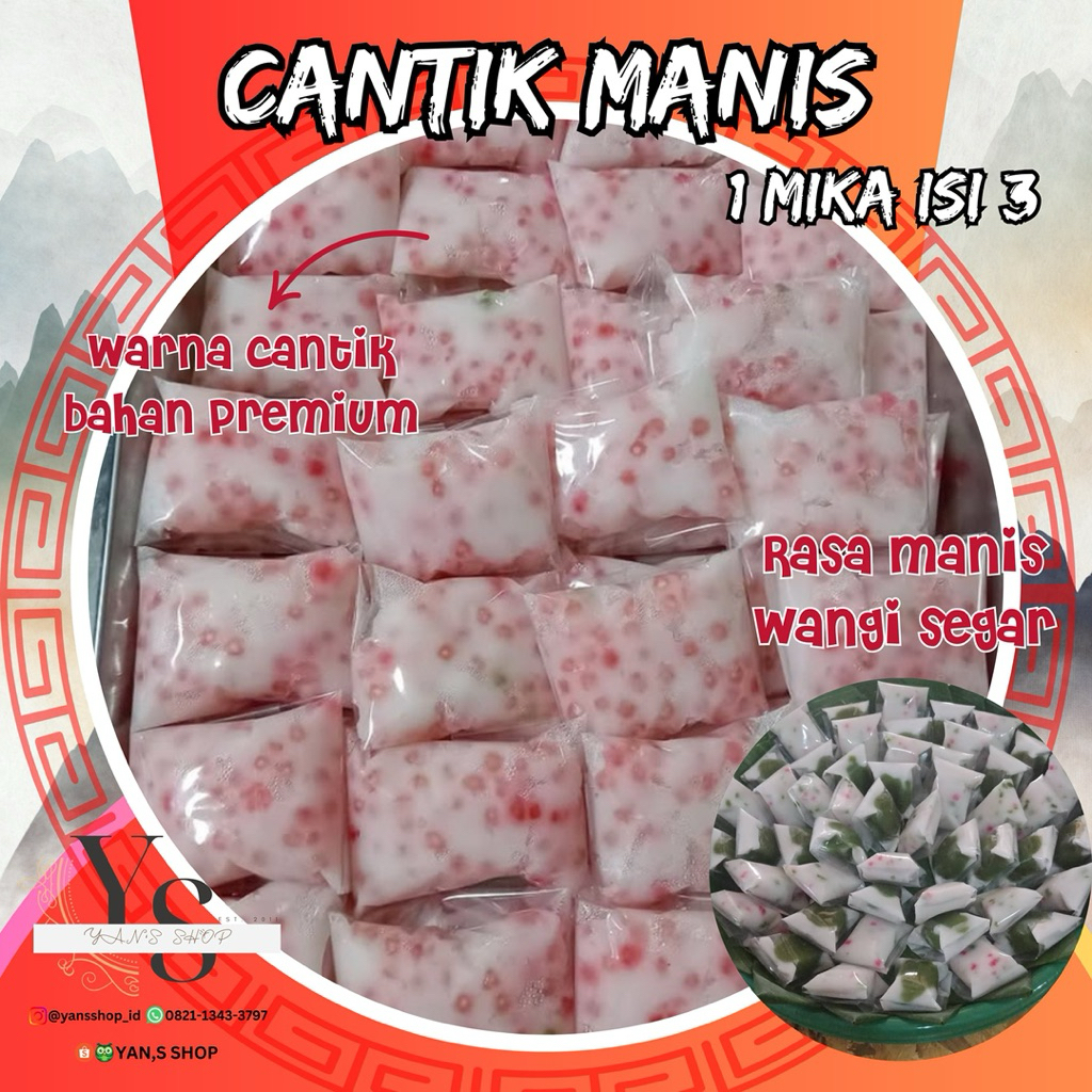 

CENTE - KUE CANTIK MANIS KHAS BETAWI - HUNKUE - JENTIK MANIS