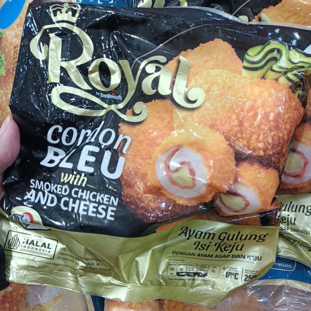

ROYAL CHICKEN CORDON BLEU 250GR