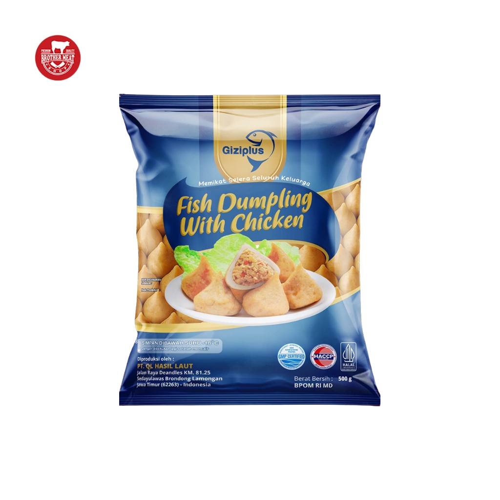 

GiziPlus Fish Dumpling Chicken 500gr - Brothermeatshop