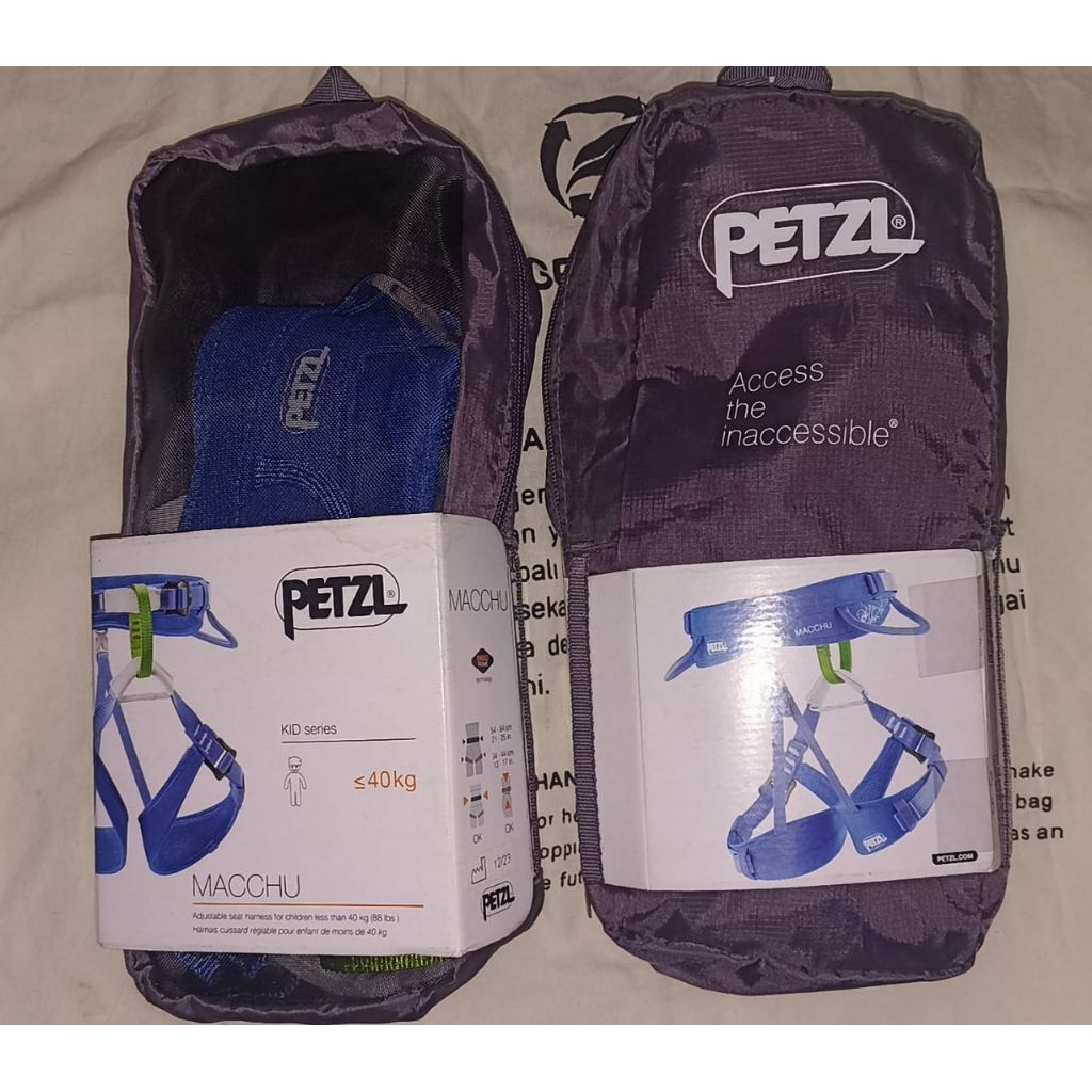 harness climbing anak  petzl macchu kids harness panjat tebing anak