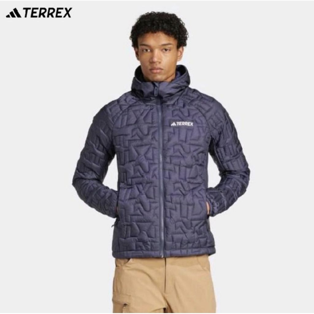 JAKET ORIGINAL ADIDAS TERREX XPLORIC PRIMALOFT HOODED DOWN PACKABLE JACKET PRIA DEWASA