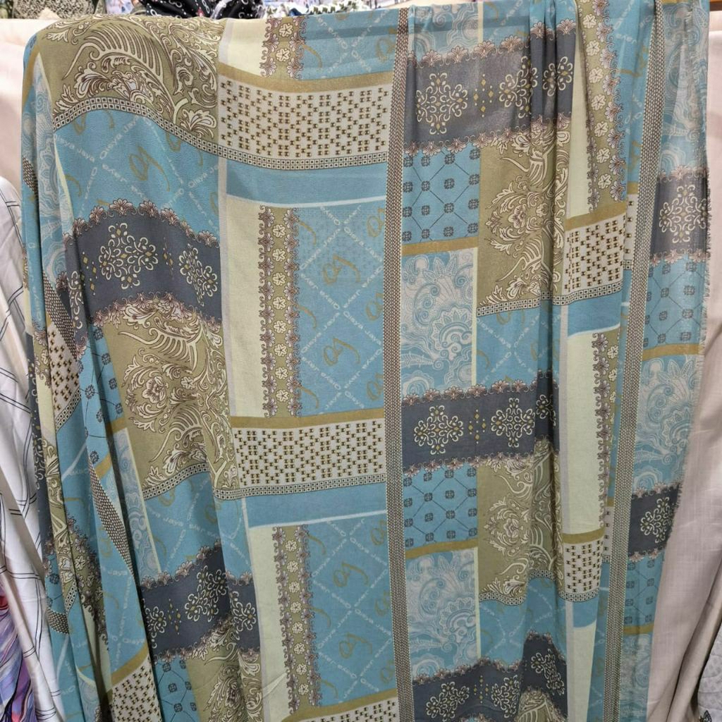 KAIN SIFON CERUTY PREMIUM MOTIF ABSTRAK - KAIN SIFON MOTIF ABSTRAK  - KAIN MOTIF ABSTRAK HARGA/0,5M