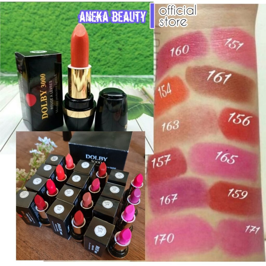 ✿ MiTuYu ✿ ECER - LIPSTIK DOLBY 3000 no 151/165/171/156/157/159/170