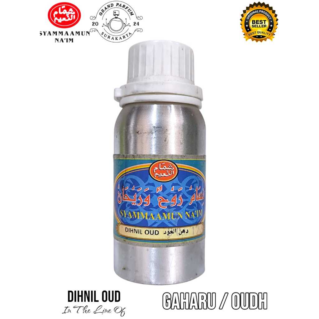 DIHNIL OUD BY SYAMMAMUN NAIM BIBIT PARFUM MURNI  KEMASAN SEGEL KALENG 100 GRAM ( ORIGINAL )