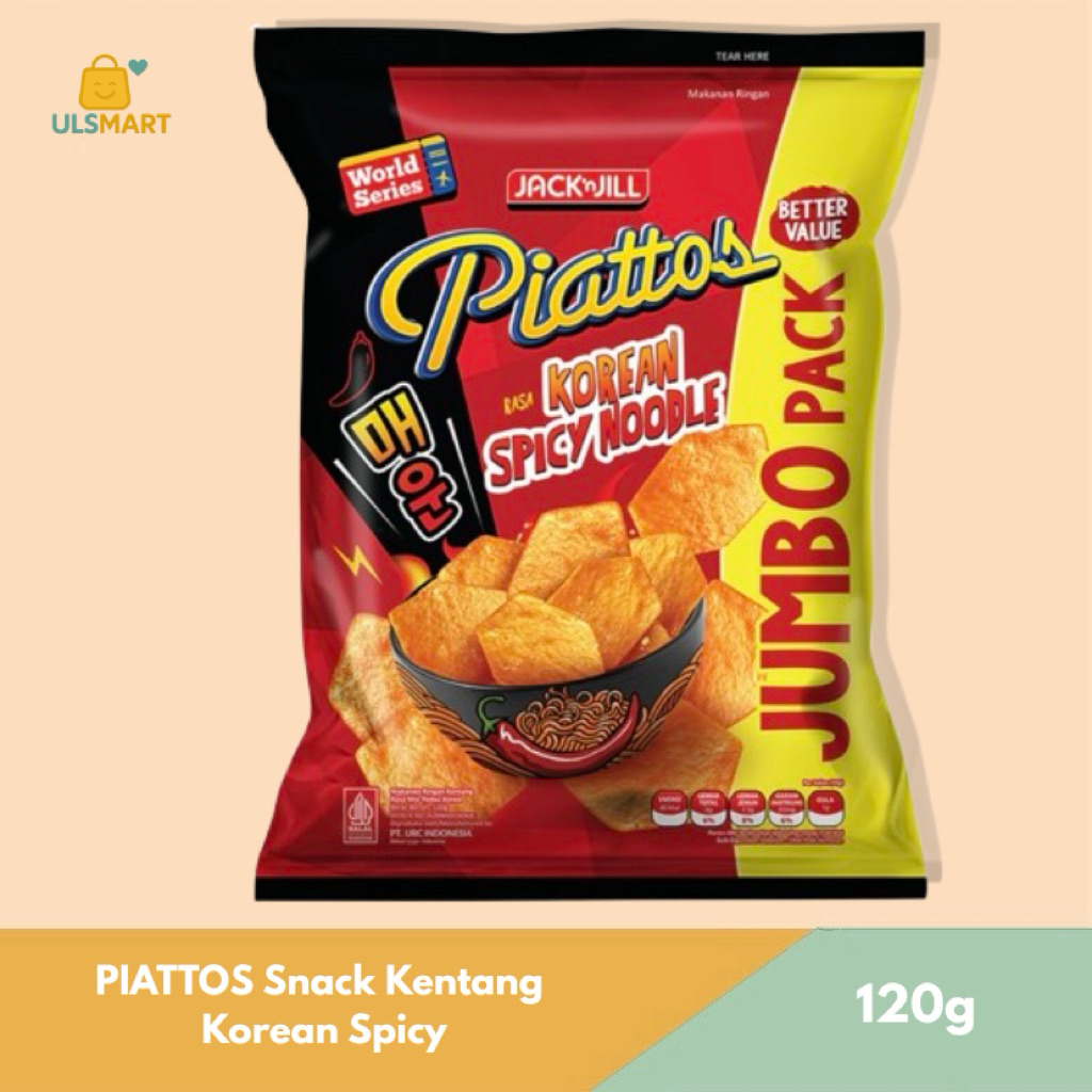 

PIATTOS Snack Kentang Korean Spicy 120 g