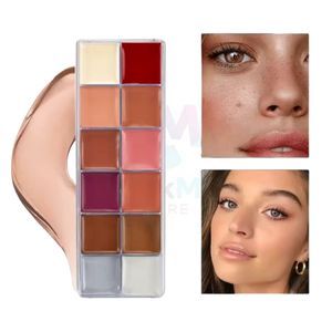 

Face & Body Painting 12 Warna Earth Tone Free 2 Kuas Gratis