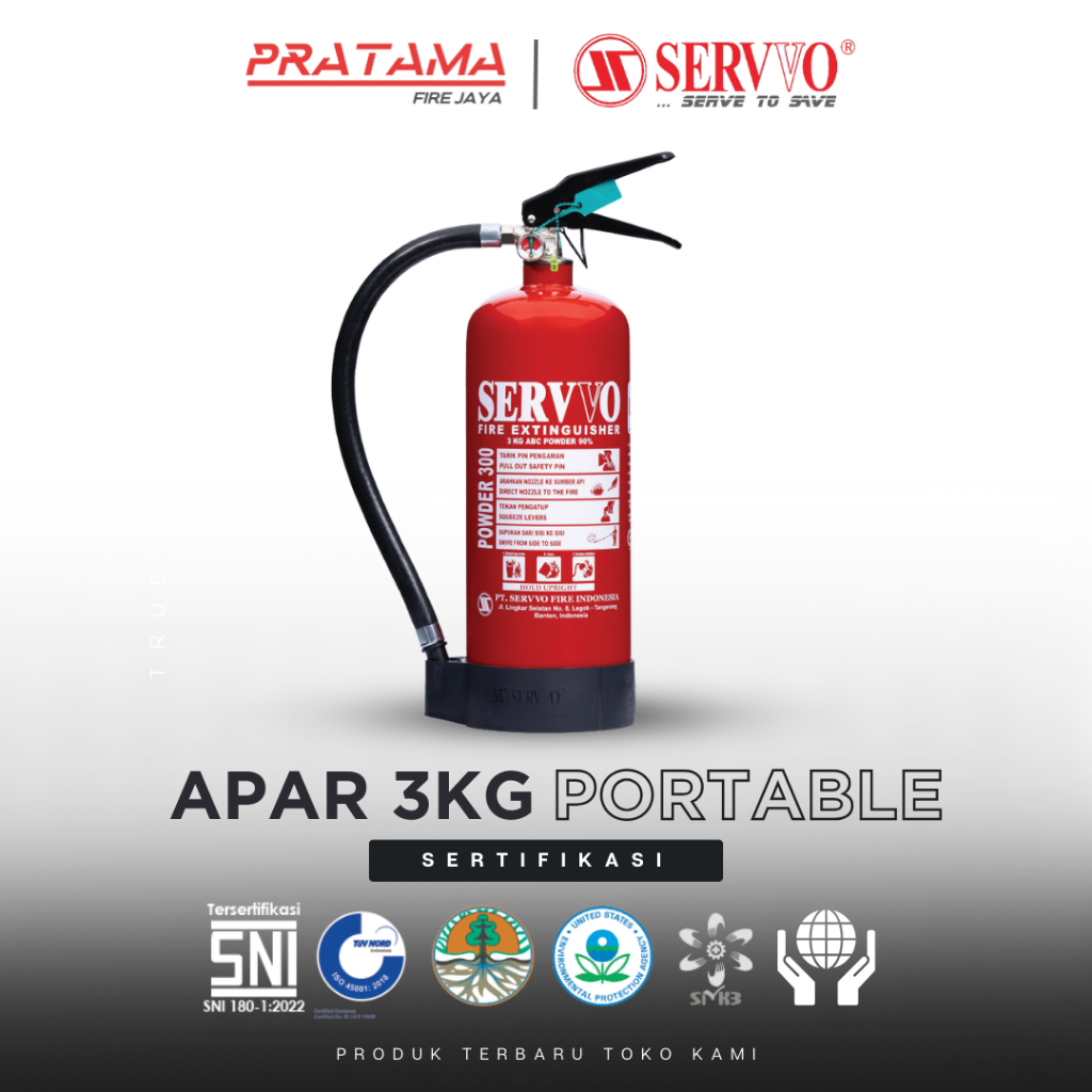 APAR 3KG SNI ABC POWDER SERVVO