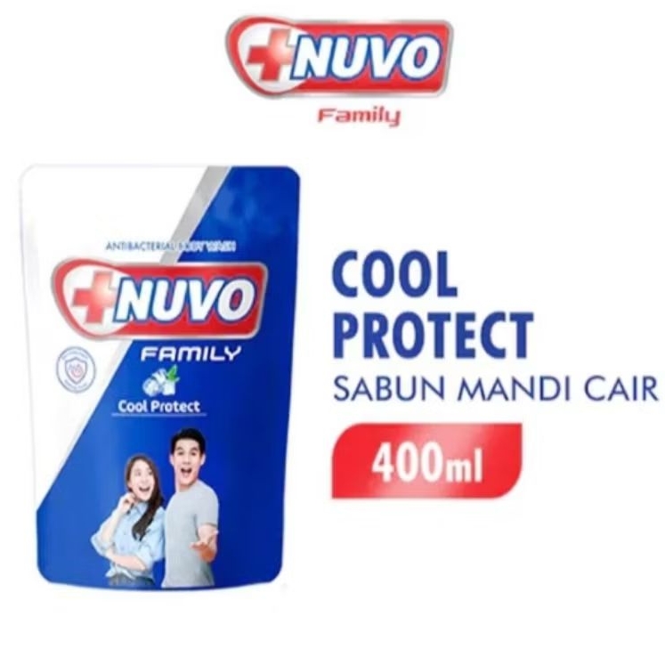 Nuvo family Sabun Mandi Cair Cool Protect Refill 400 ml