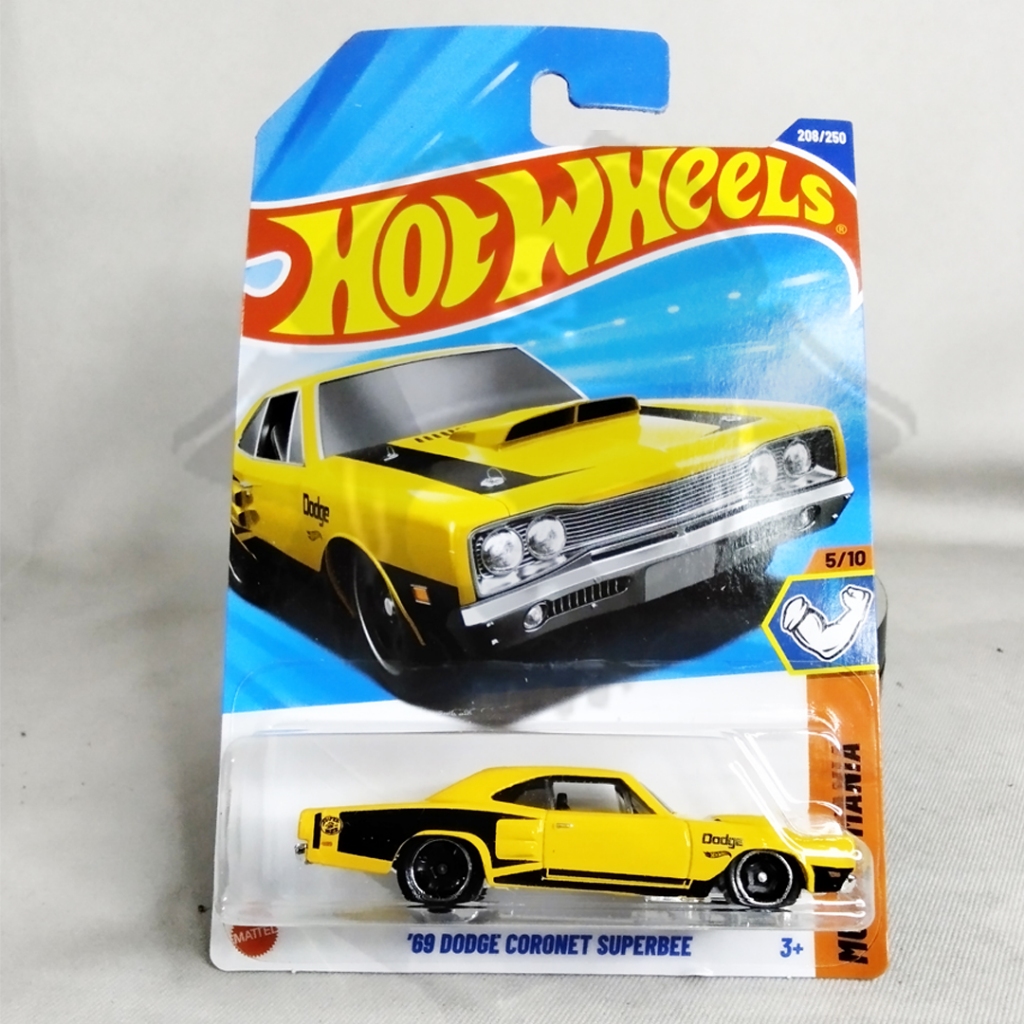 DIECAST HOTWHEELS REAL CARS 69 DODGE CORONET SUPERBEE, HOTWHEELS DODGE CORONET