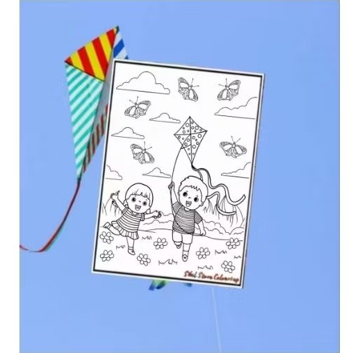 

Kertas Gambar Mewarnai Layang-layangan isi 10 Lembar gambar berbeda-beda