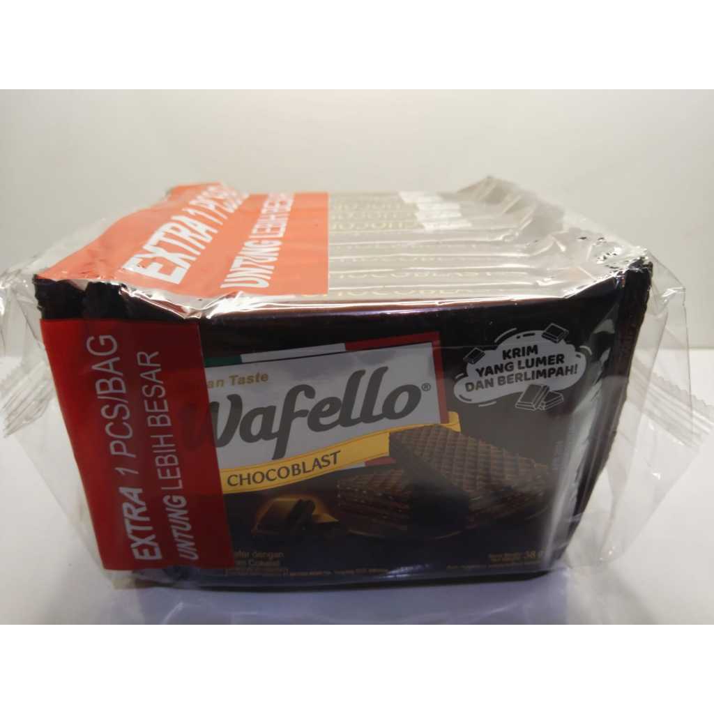 

WAFELLO CHOCOBLAST 38GR / WAFER COKELAT WAFELLO