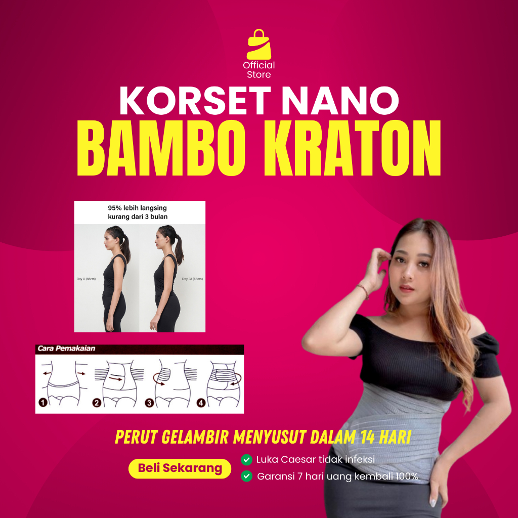 KORSET BAMBOO... Korset Pelangsing Bamboo Corset Korset Melahirkan & Korset Pasca Melahirkan