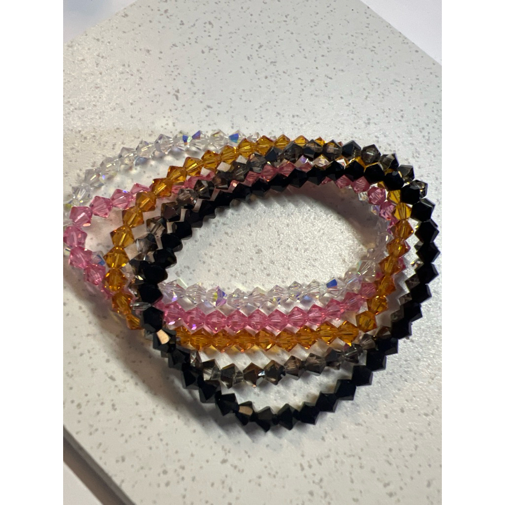 SWAROVSKI 5328 | AUSTRIA CRYSTAL ORIGINAL 100% Gelang bicone 4mm