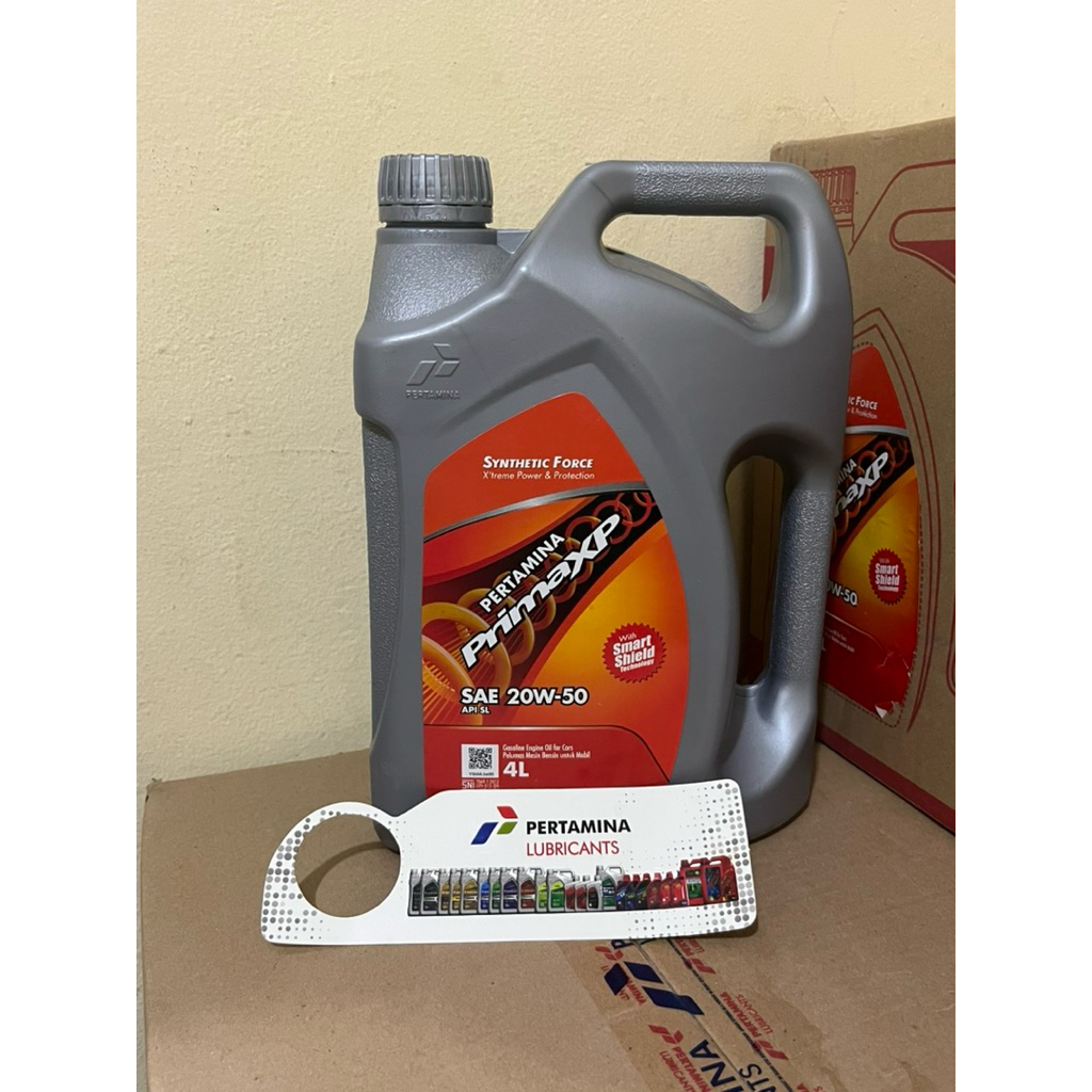 OLI / Oil PRIMA XP 4LITER PELUMAS OIL MESIN MOBIL CAYLA SIGRA AVANZA XENIA