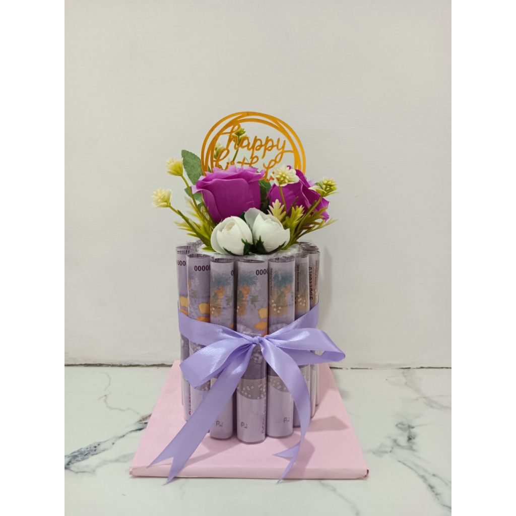 money cake kosongan / kue tart uang / hadiah / kado / hampers / ultah