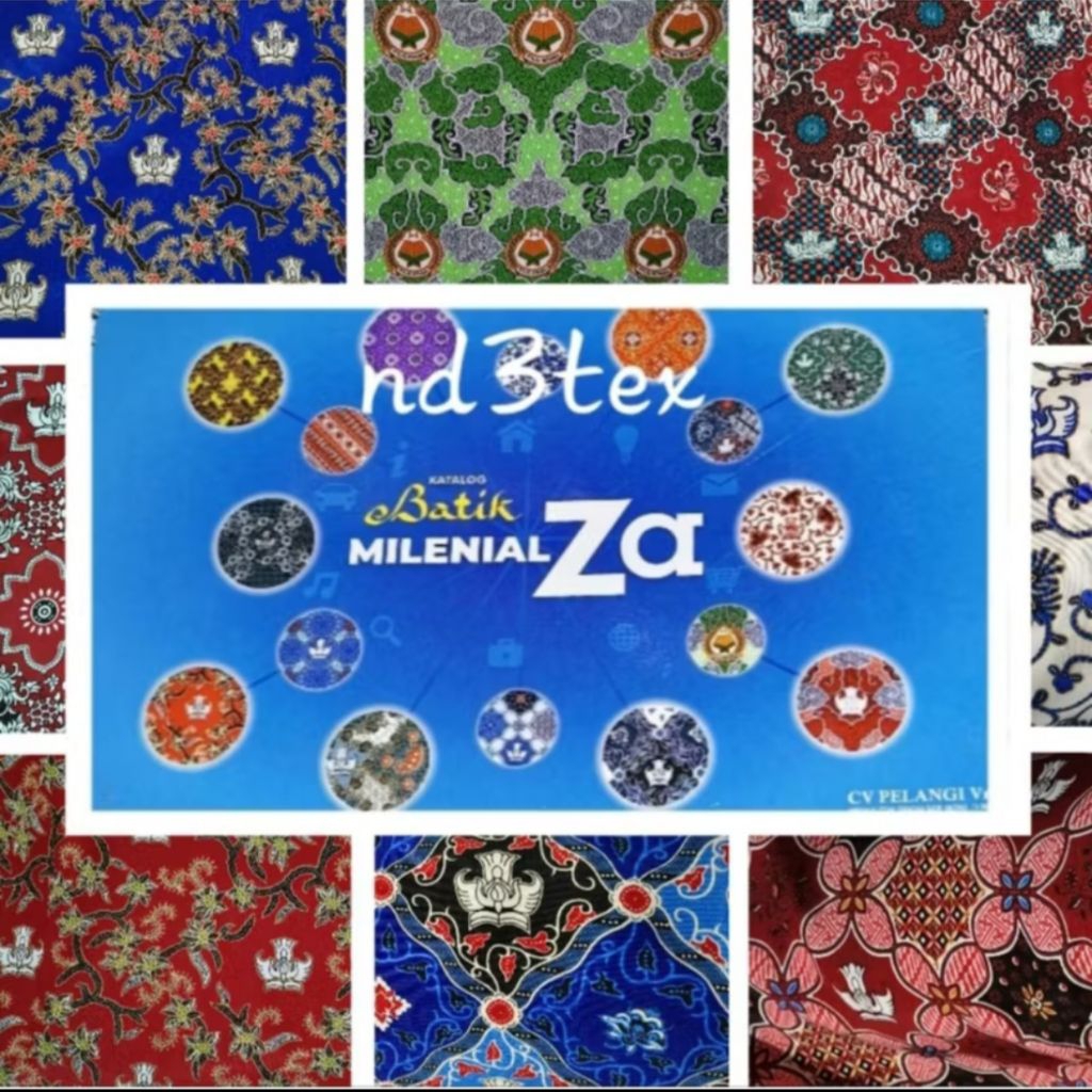 (Roll=80y) Kain Batik Seragam Sekolah Milenial