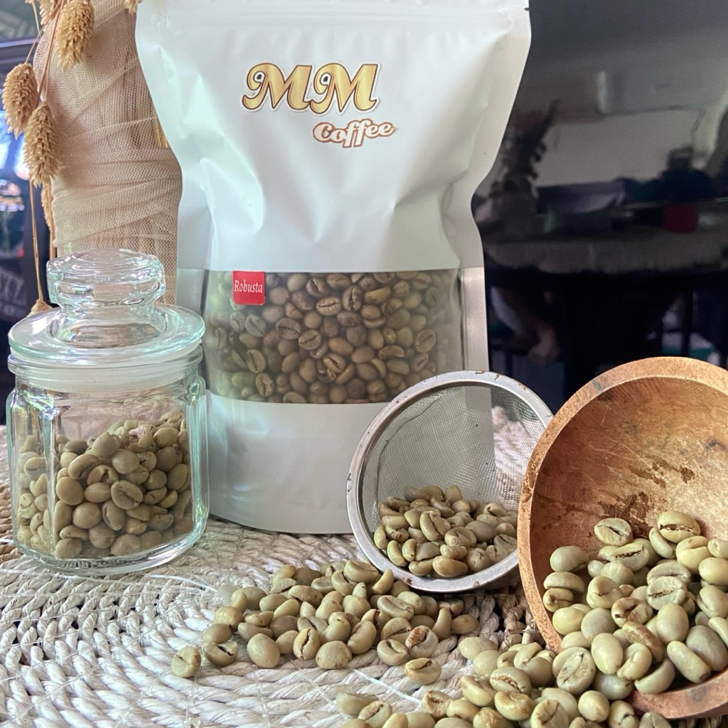 

Biji Kopi Mentah (Green Beans) 1Kg Robusta MM Coffe - Gunung Gumitir Jember