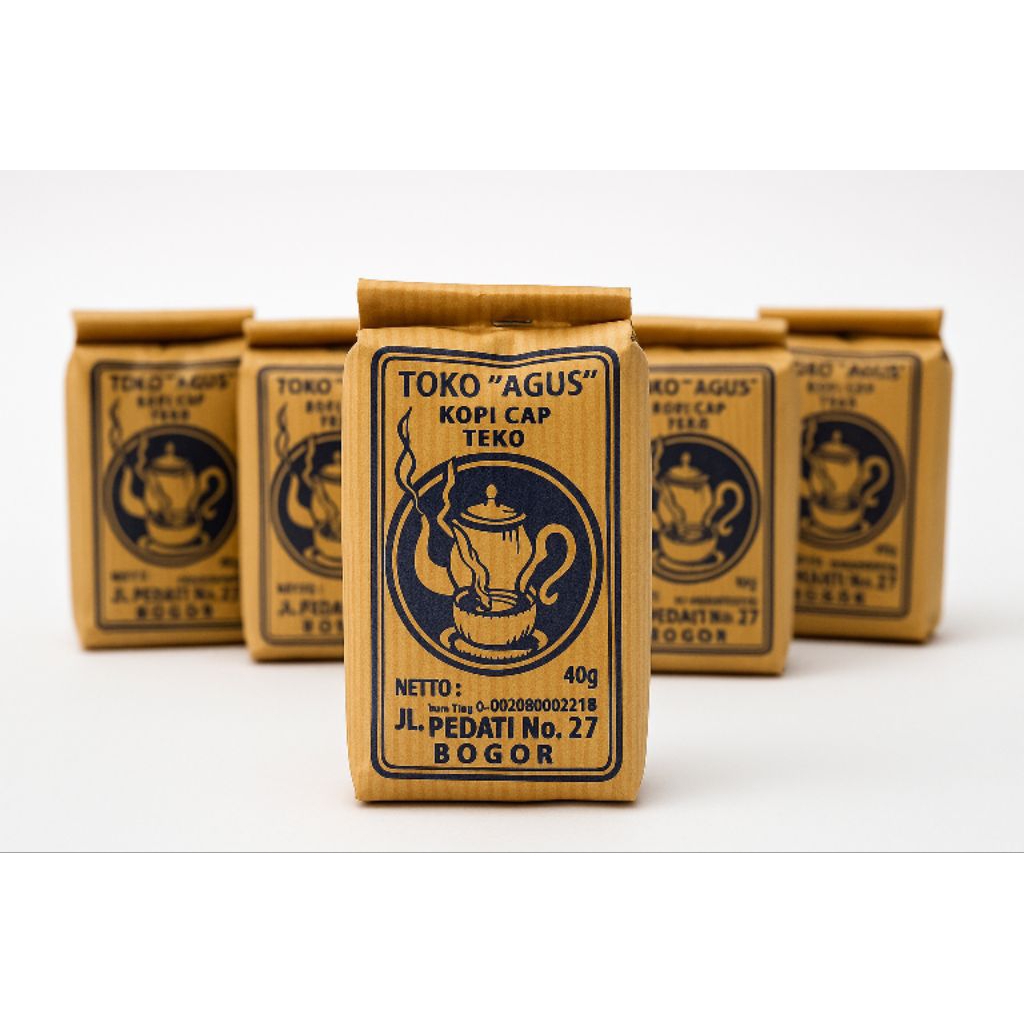 

Kopi Cap teko tanpa gula 40 gram (isi 5 pcs)