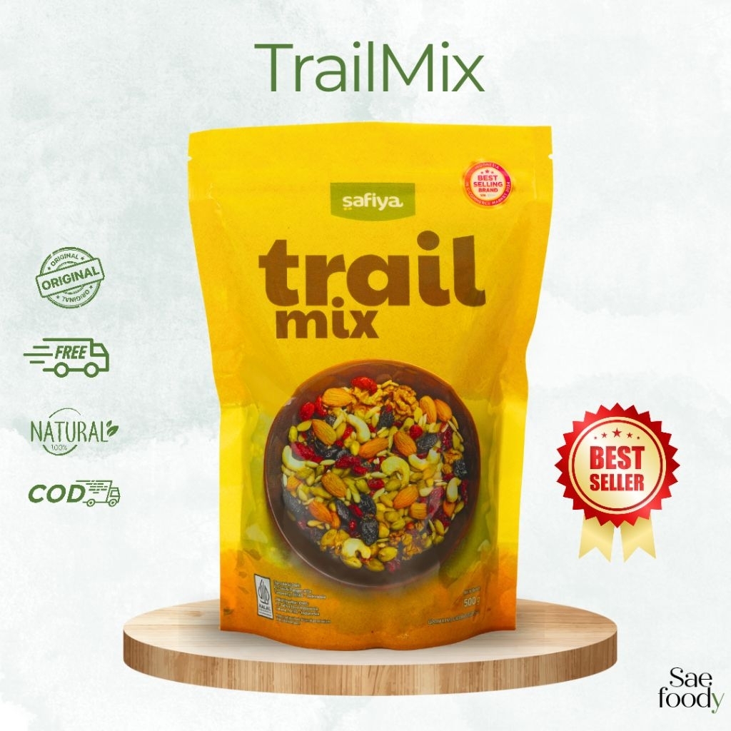 

Safiya Trail Mix Original 500 Gram Dried Fruit Roasted