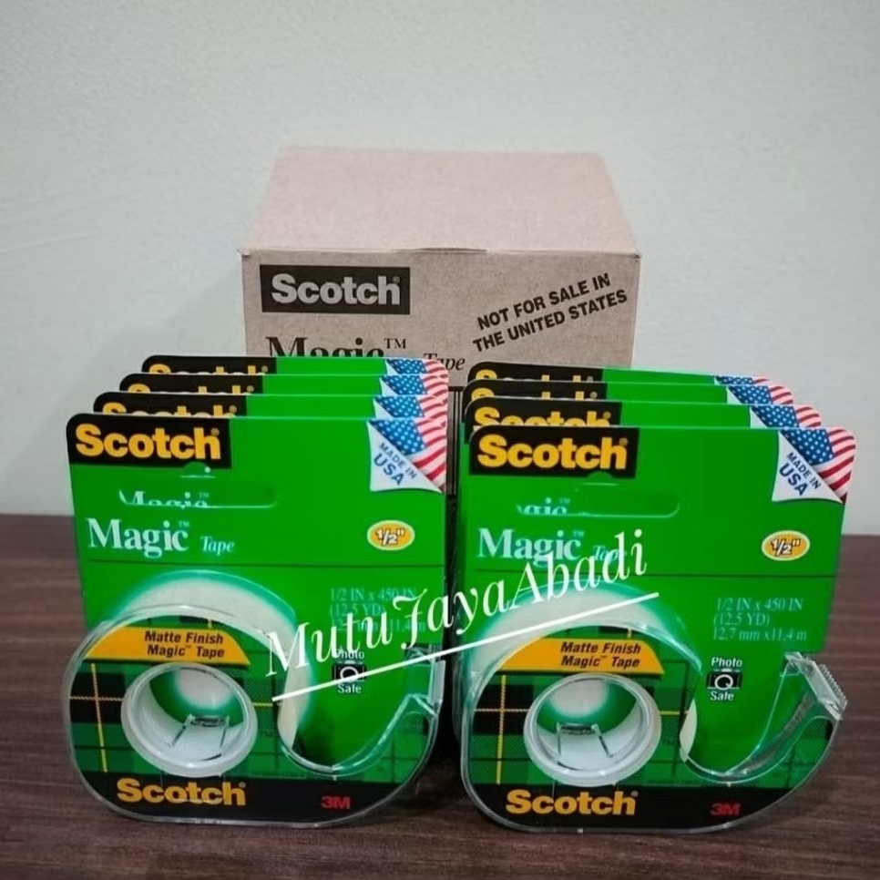 

3M Scotch - Magic Tape Dispenser 810 / 1/2 In x 12,5 Yards ( Import )