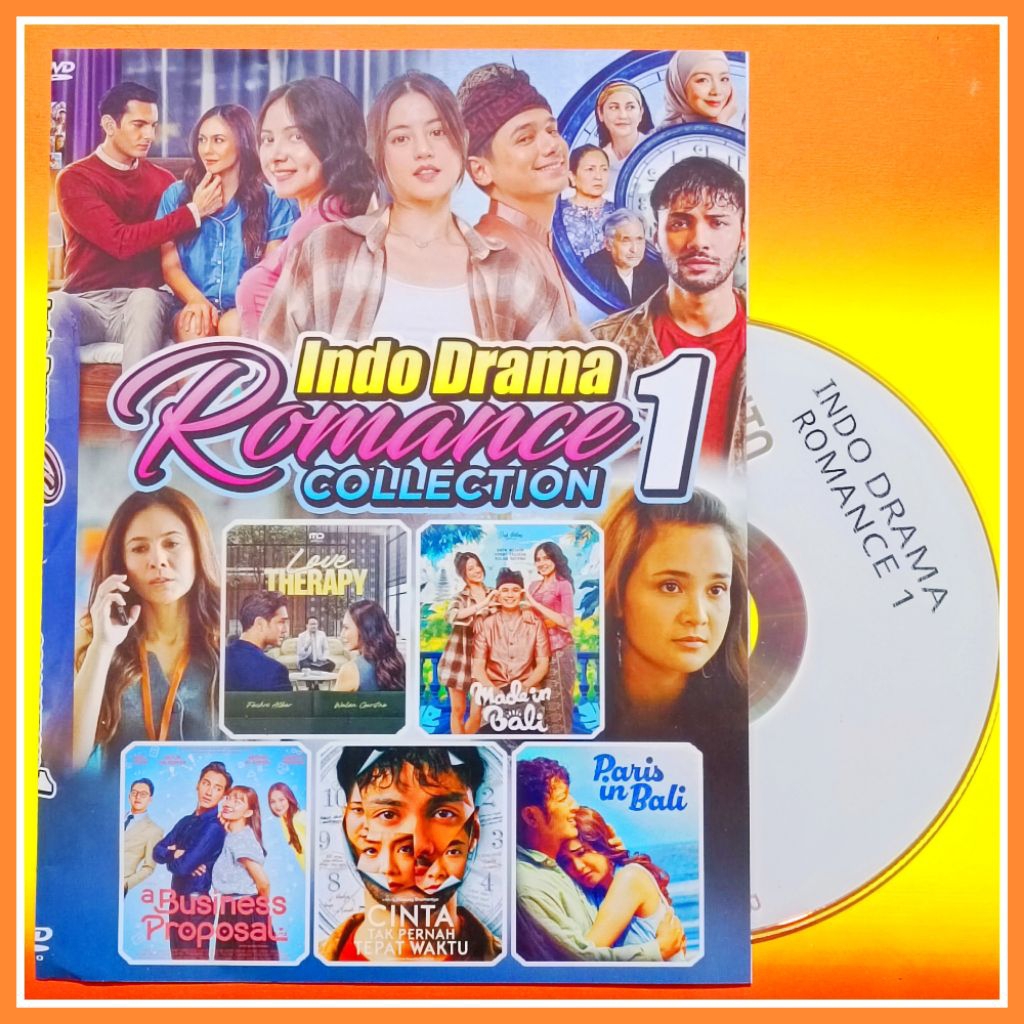Kaset Film Drama Romantis Indonesia Koleksi Drama Campuran Vol.1 Terbaru 5in1