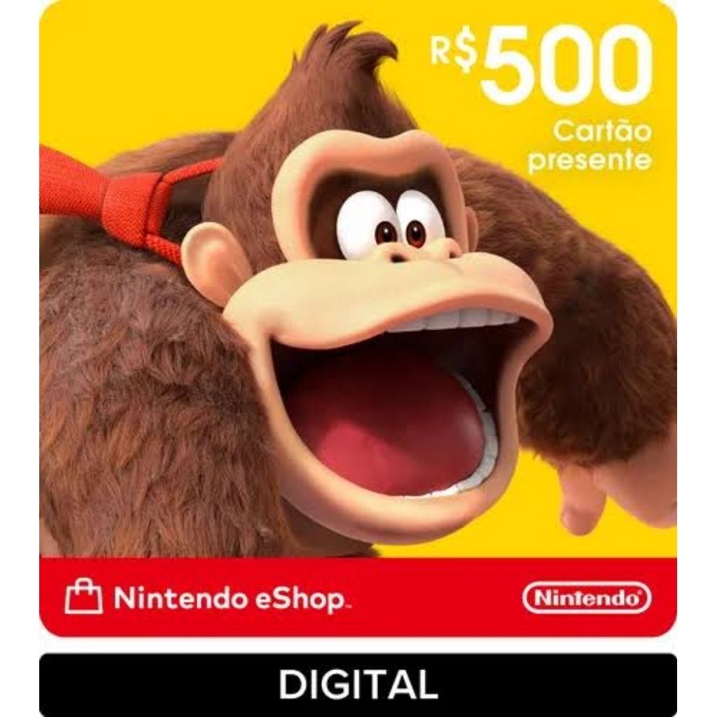 Nintendo Eshop 500 BRL Brazil