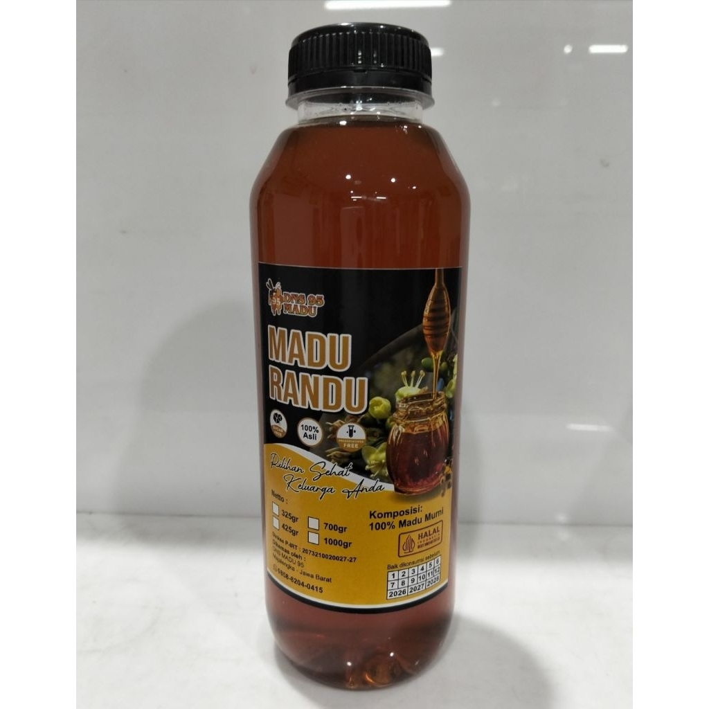 

MADU MURNI RANDU 700gr [DNS MADU 95] 100% Asli