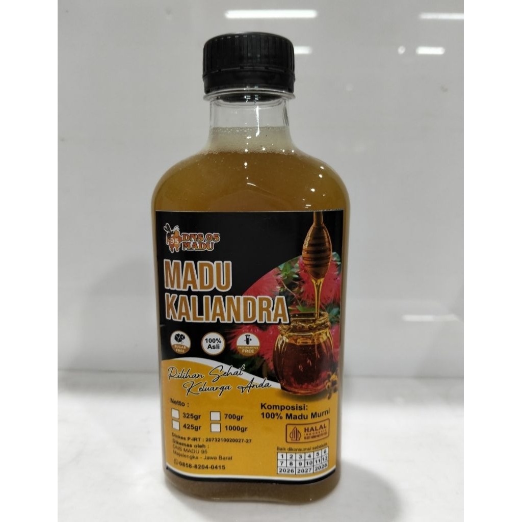 

MADU NEKTAR KALIANDRA 425gr [DNS MADU 95] 100% Asli