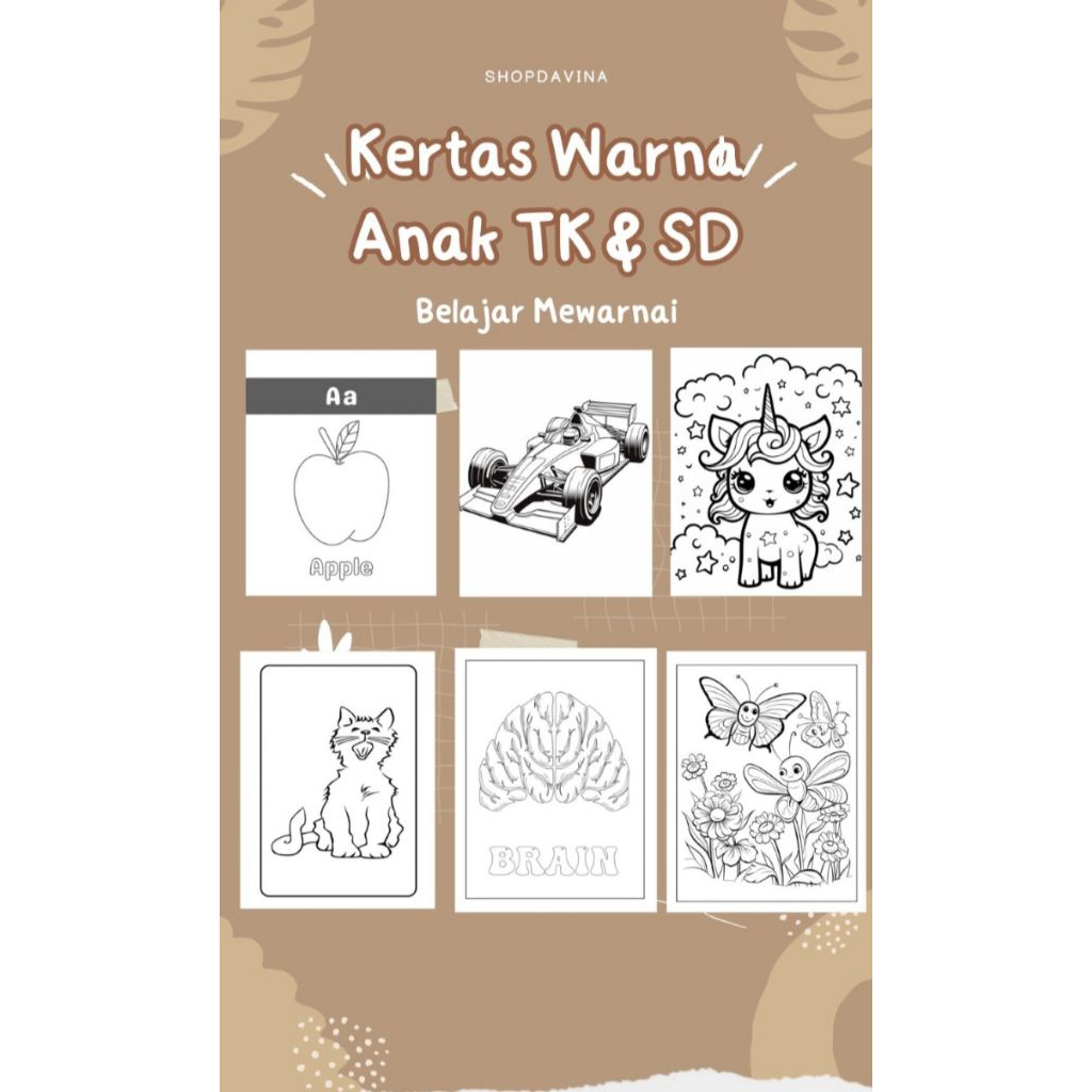 

Kertas mewarnai untuk anak TK/SD. Bahan HVS. Isi 25&50.Ukuran A4&A5.Lomba Agustusan