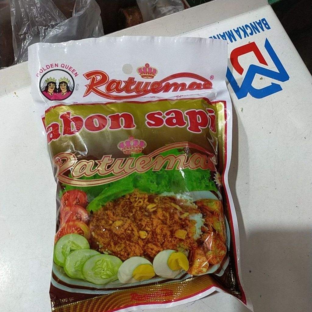 

abon sapi kemasan 100g ratuemas
